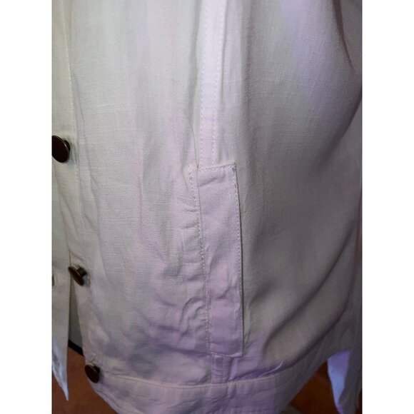 ASTARS White Blouse Jacket — Medium — NWTS - Picture 11 of 11